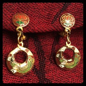 BOGO🐞VTG🐞 Cloisonné Earrings